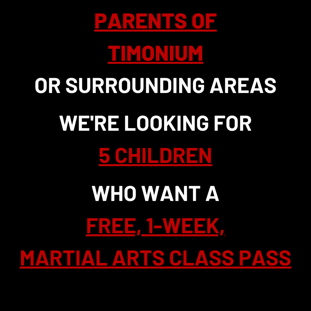 Shihan Marc's Karate Academy Facebook ad: Want a FREE 1-Week, Kids Martial Arts Class Pass?