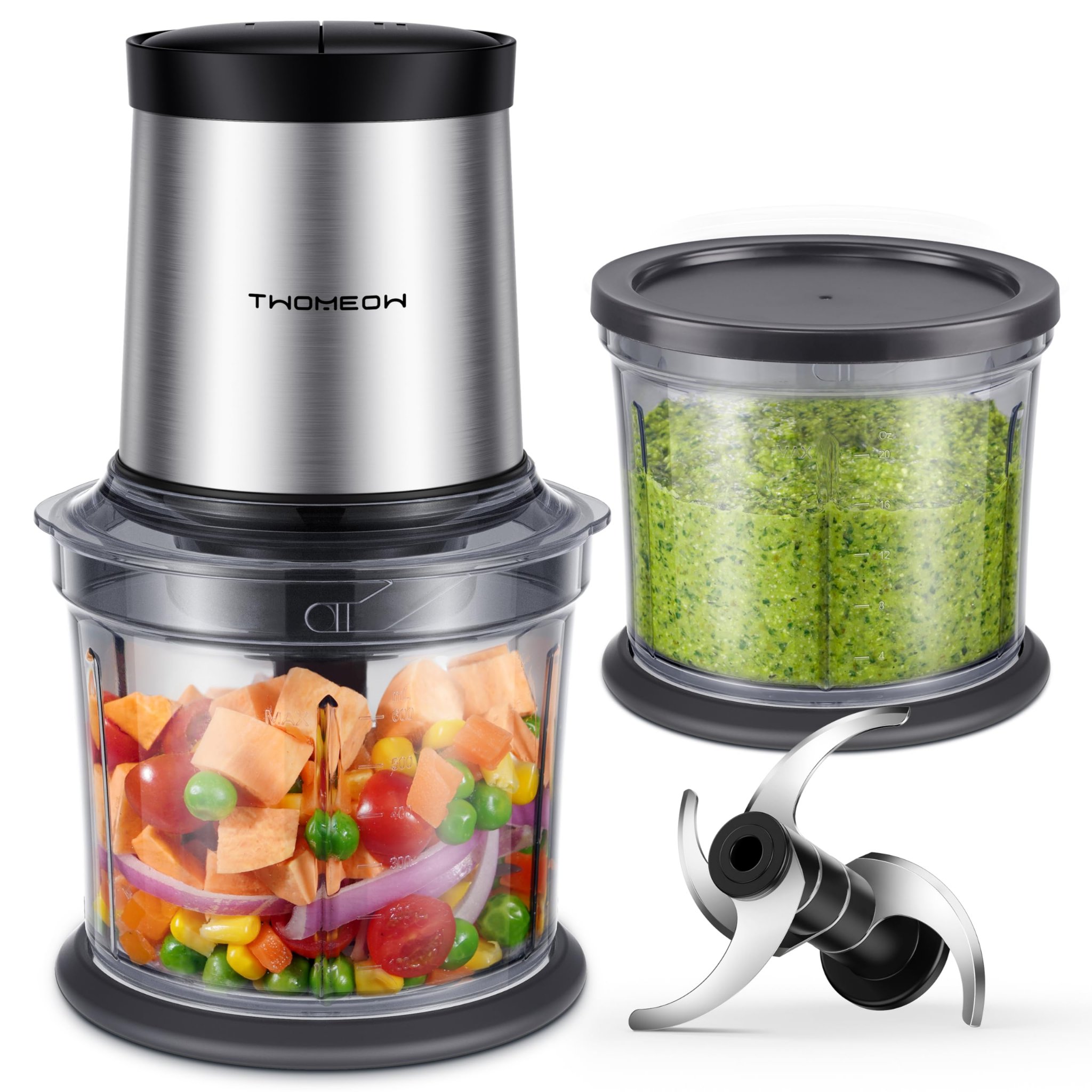 Emad Hatoum Facebook ad: TWOMEOW Food Processor 4 Cup, Electric Food Chopper,?Small…