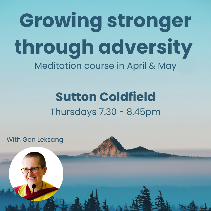 Kadampa Meditation Centre Birmingham Facebook ad from Apr 2, 2026