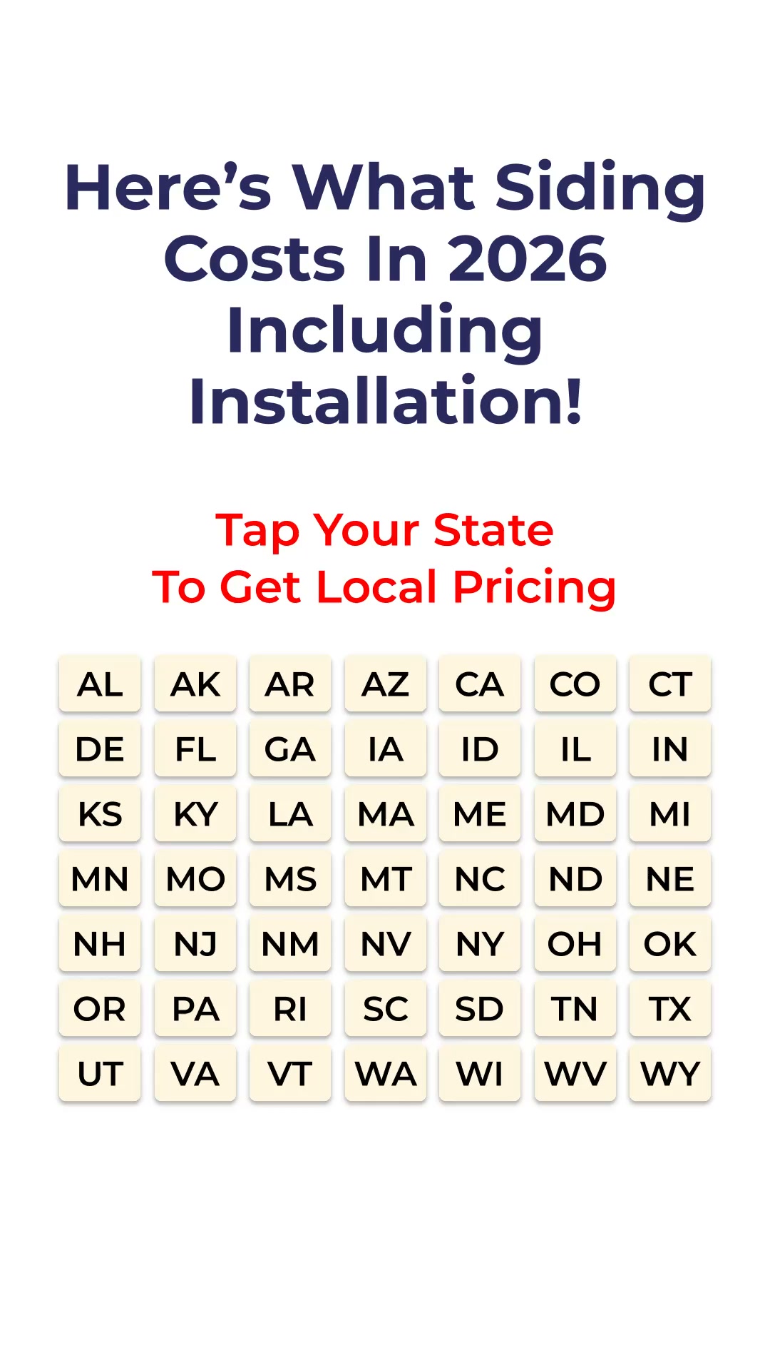 HomeBuddy.com Facebook ad: The Cost of a New Siding Might Surprise You