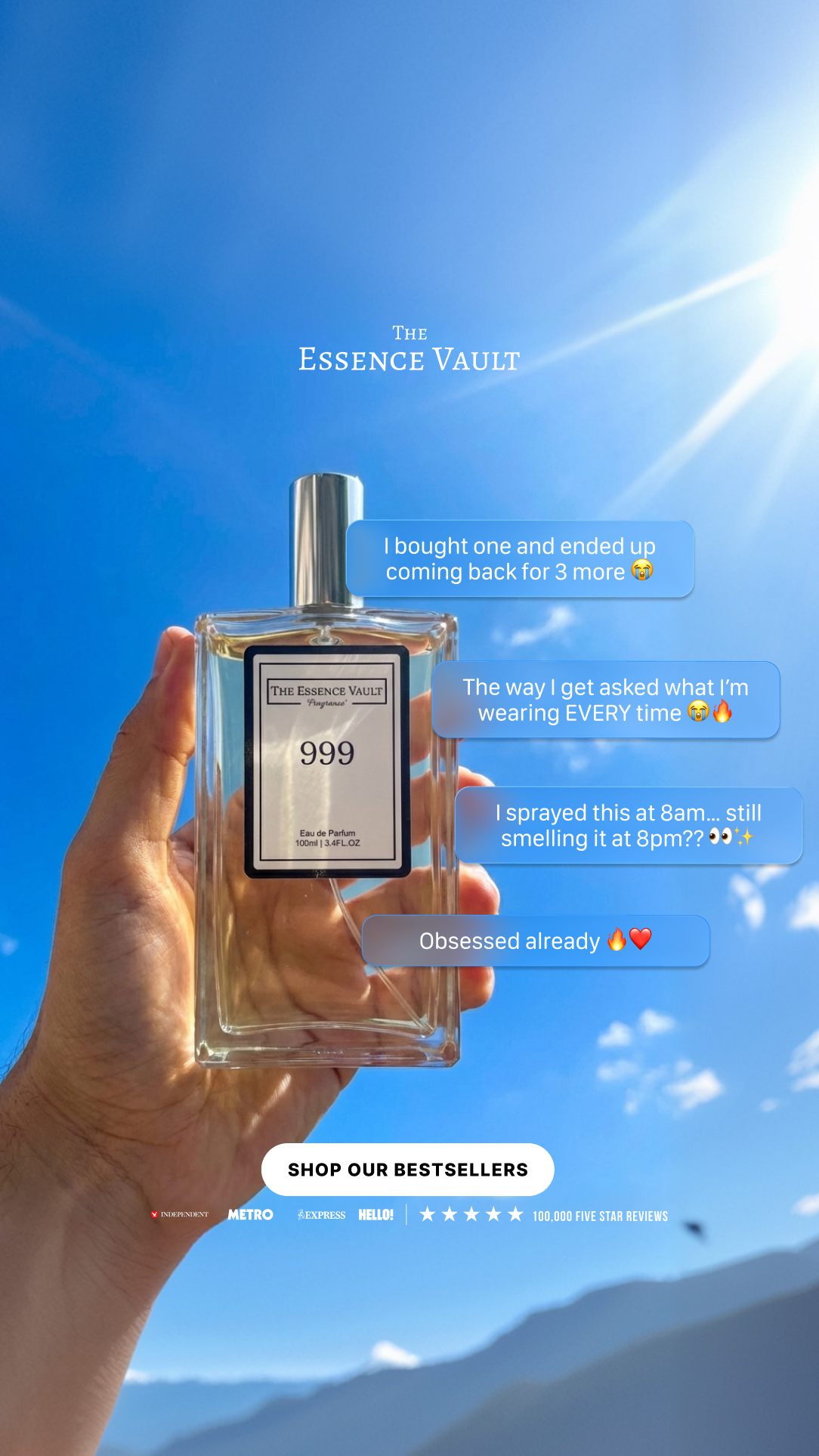 The Essence Vault Facebook ad