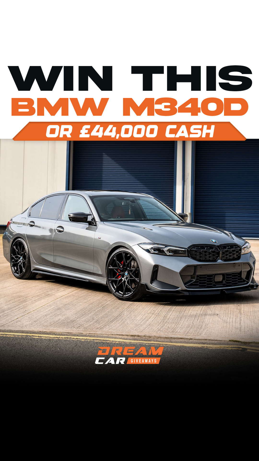 Dream Car Giveaways Facebook ad