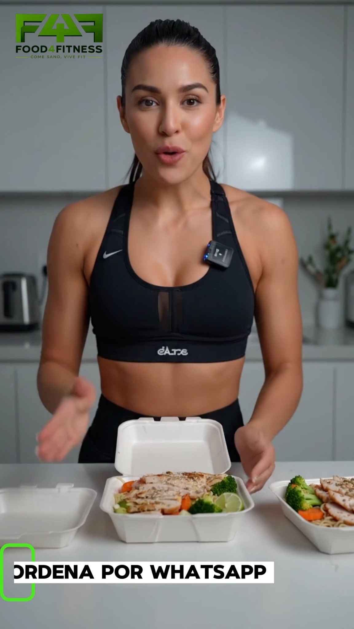F4F Food4Fitness Facebook ad: ¿Quieres mejorar tu alimentación pero no tienes tiempo…