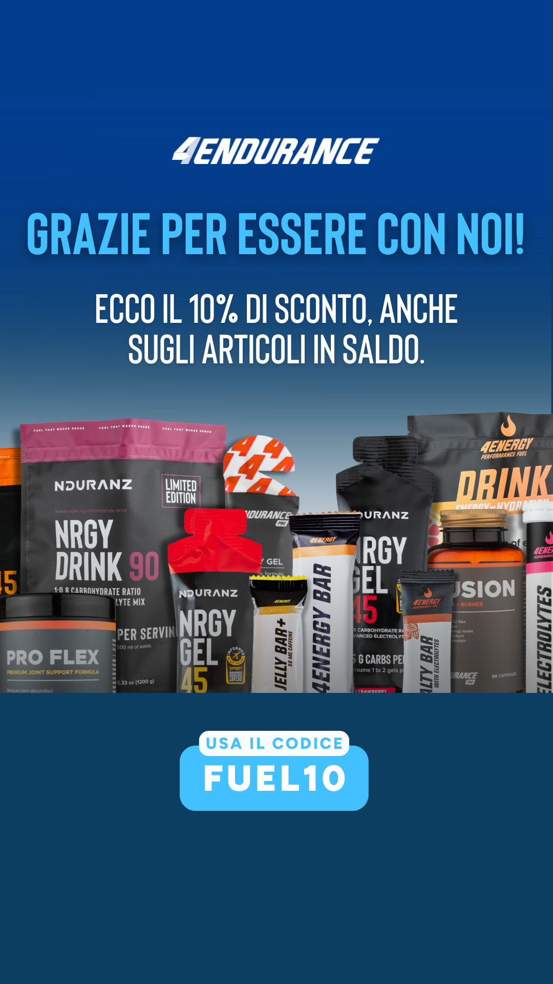 4Endurance Italia Facebook ad