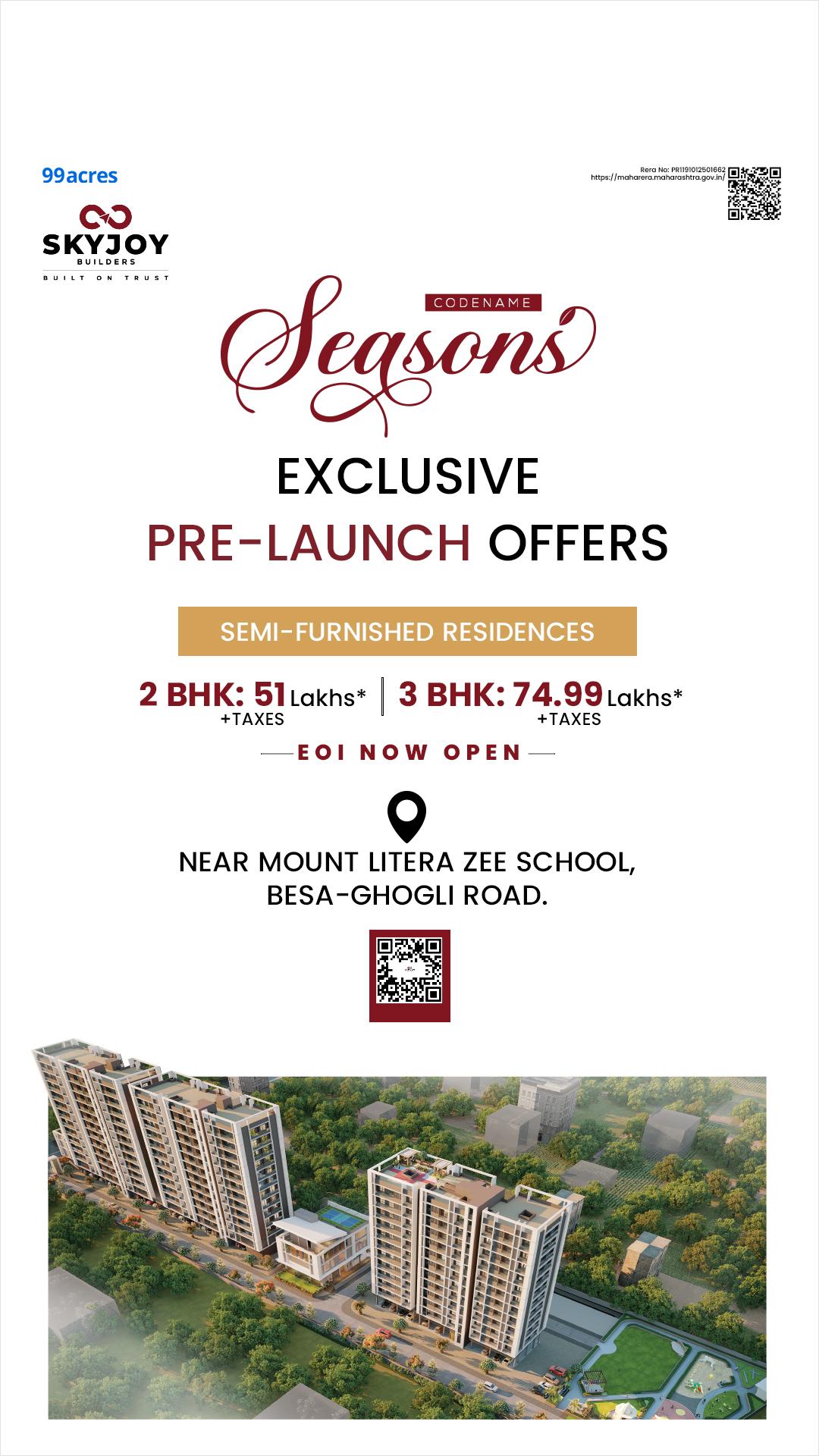 99acres.com Apartments Facebook ad