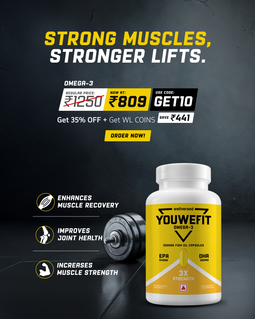 Youwefit - Wellversed Brand Facebook ad
