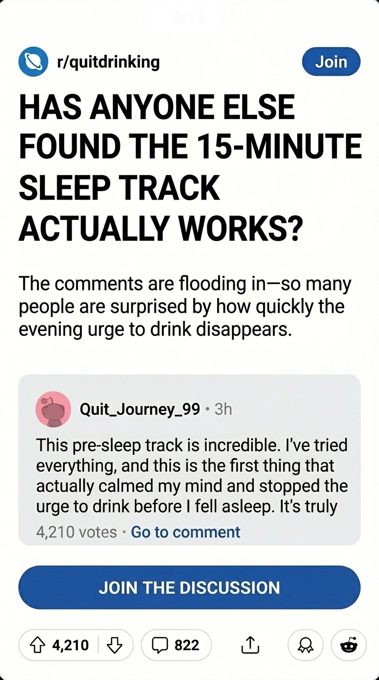 Hypnosis to Stop Drinking Facebook ad
