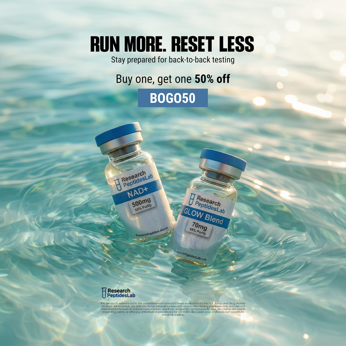 Research Peptides Lab Facebook ad