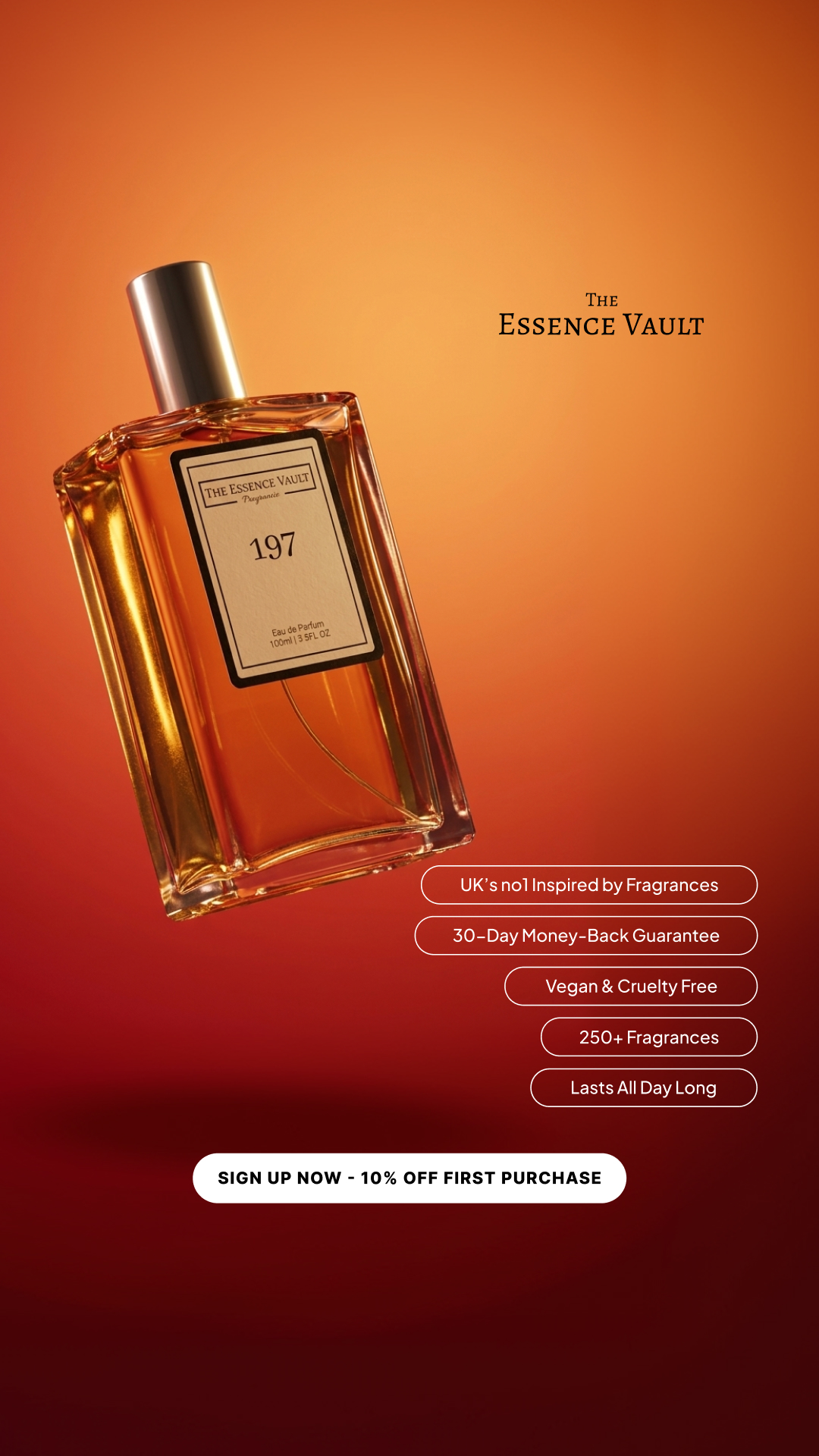 The Essence Vault Facebook ad