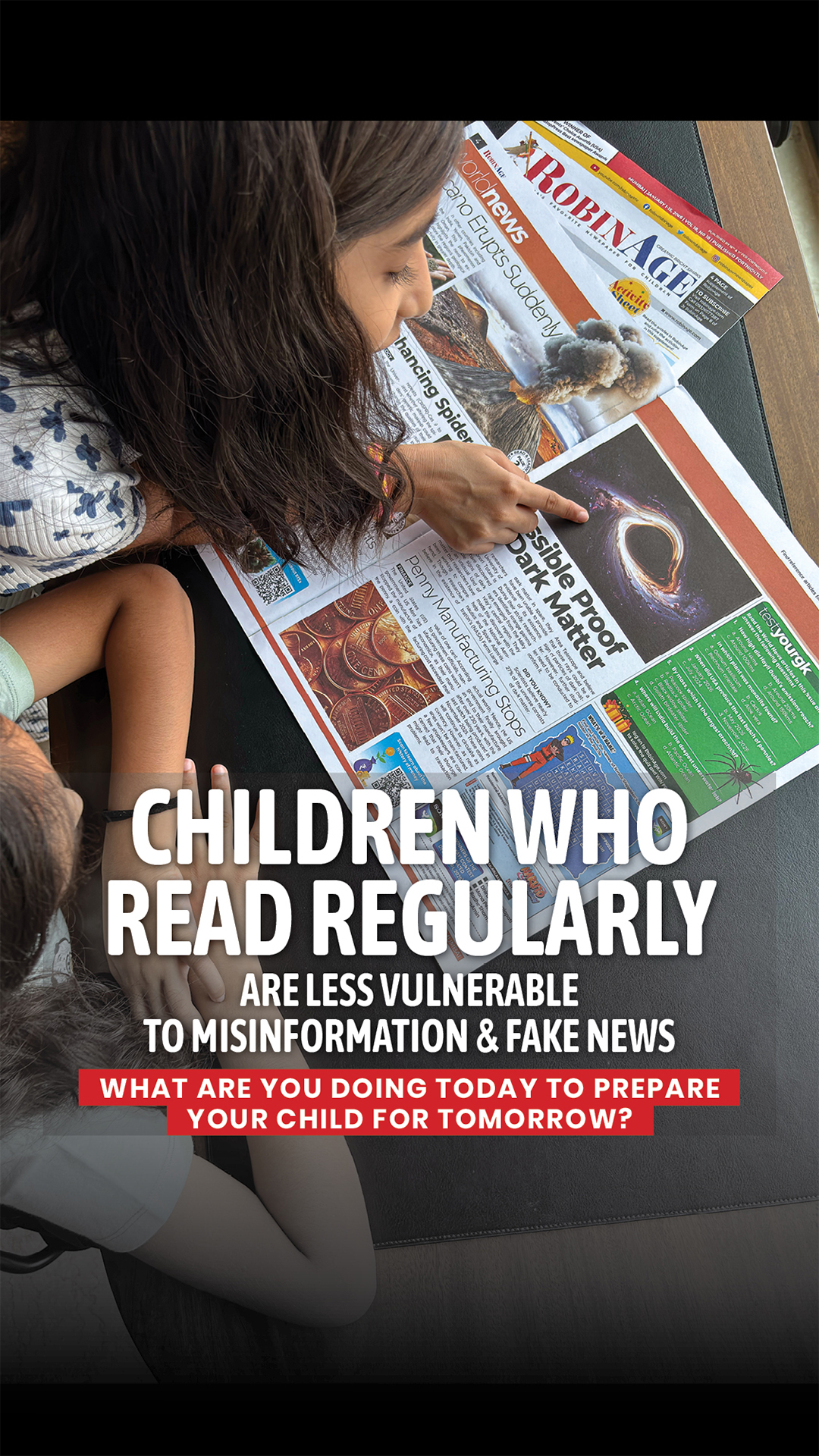 RobinAge: India's Favourite Newspaper for Children Facebook ad
