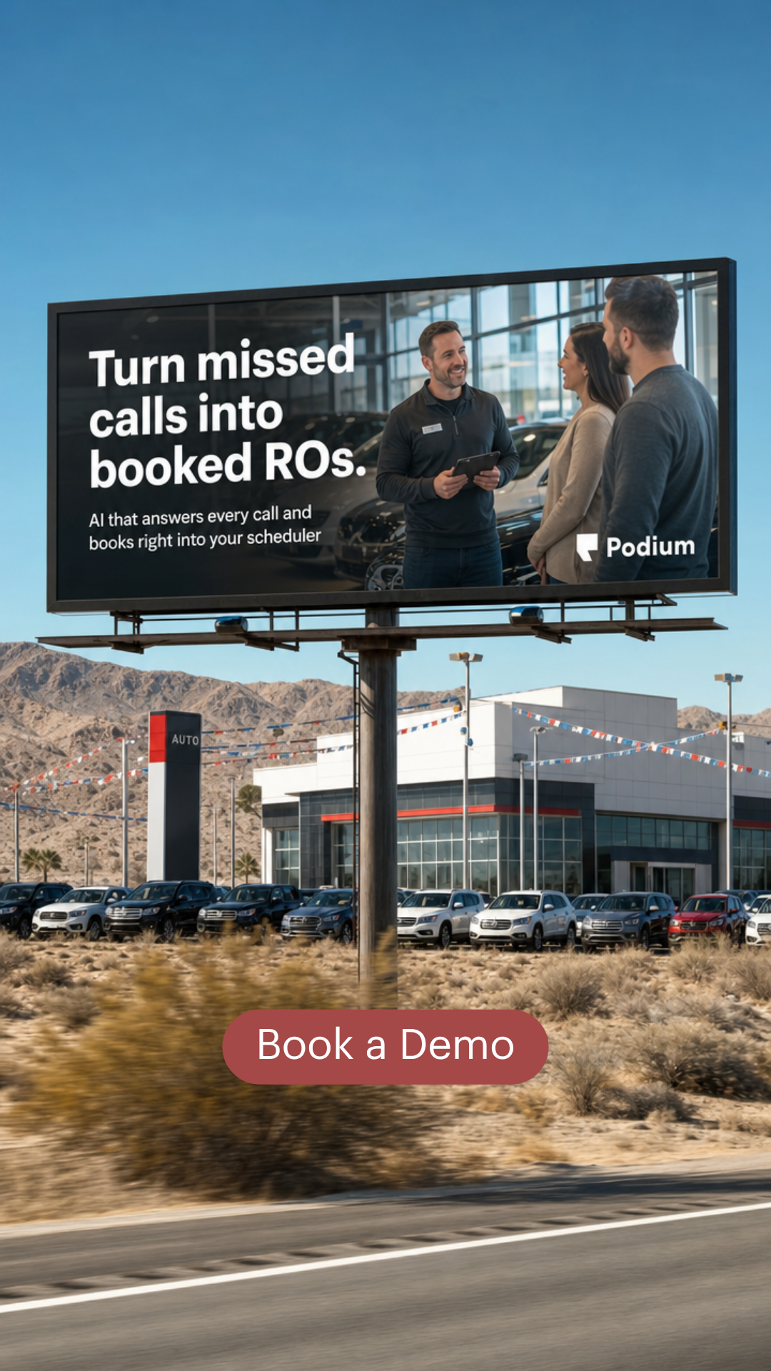 Podium Facebook ad