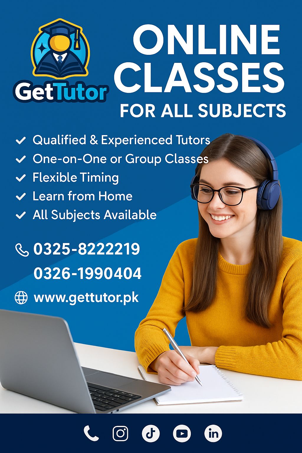 GET TUTOR Facebook ad