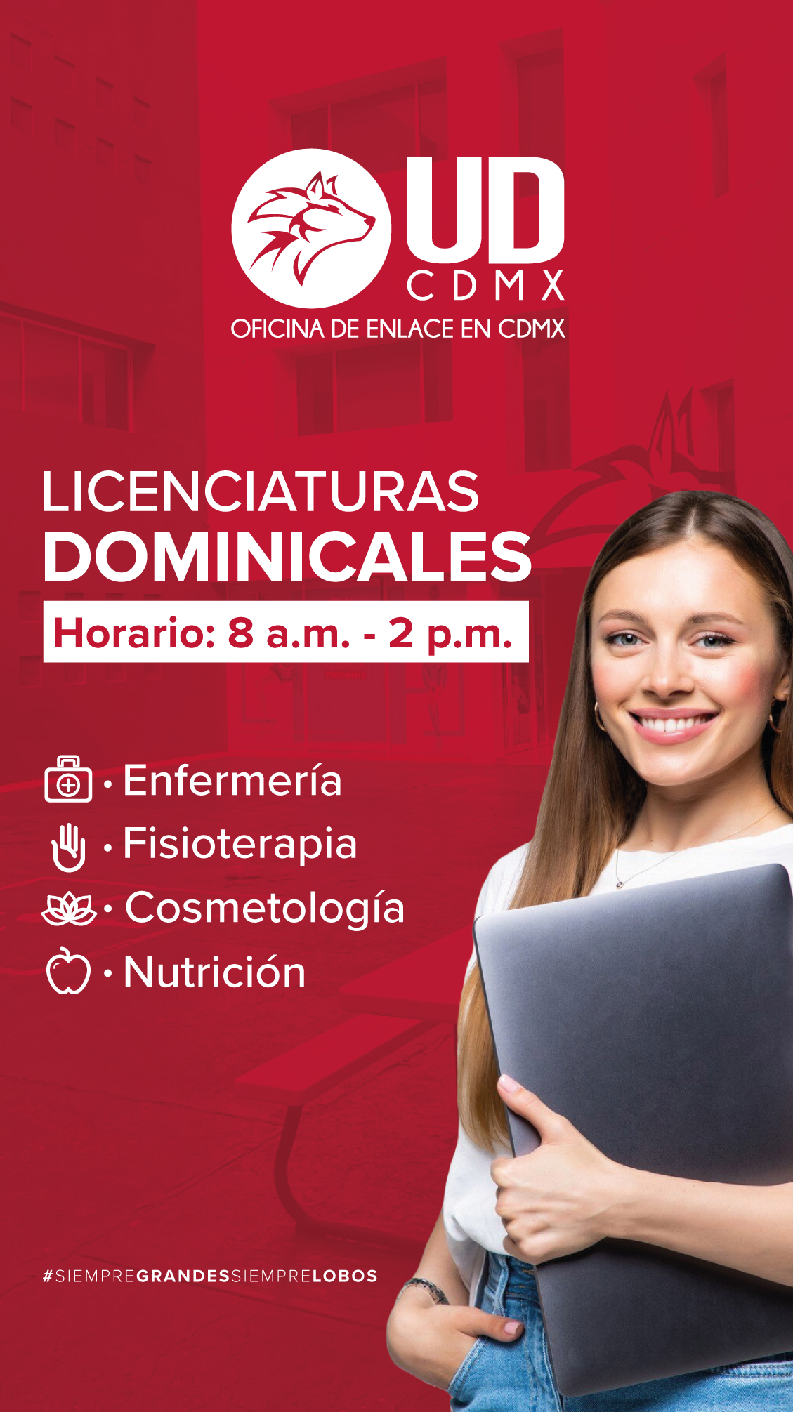 Universidad de Durango Campus CDMX Facebook ad from Apr 1, 2026