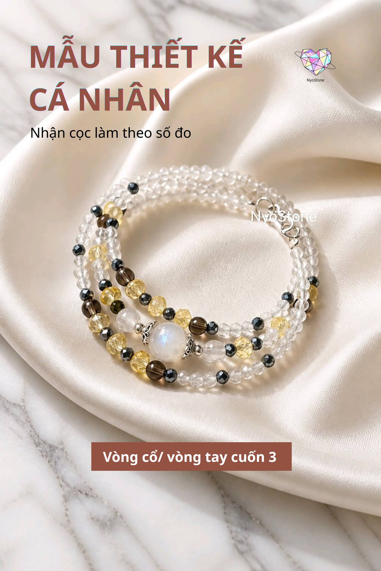 NyoStone-Vòng đá thiết kế theo Bát Tự Facebook ad: [Mẫu thiết kế riêng theo Bát Tự]