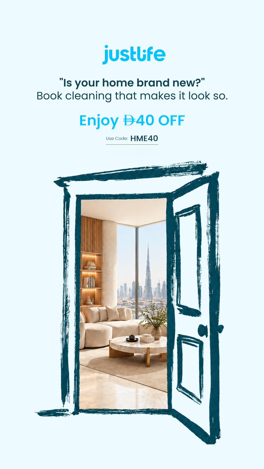 Justlife UAE Facebook ad