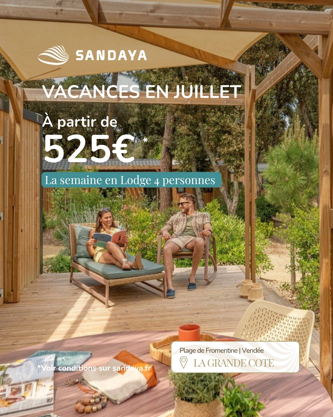 Campings Sandaya Facebook ad