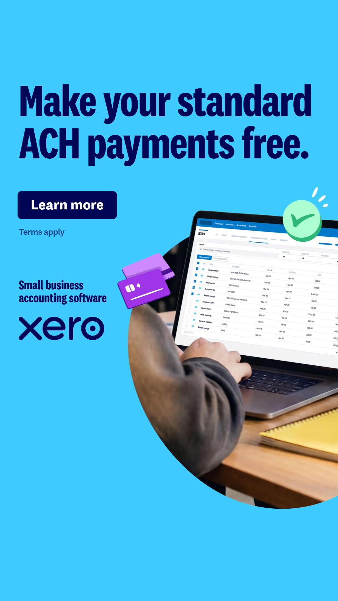 Xero Facebook ad