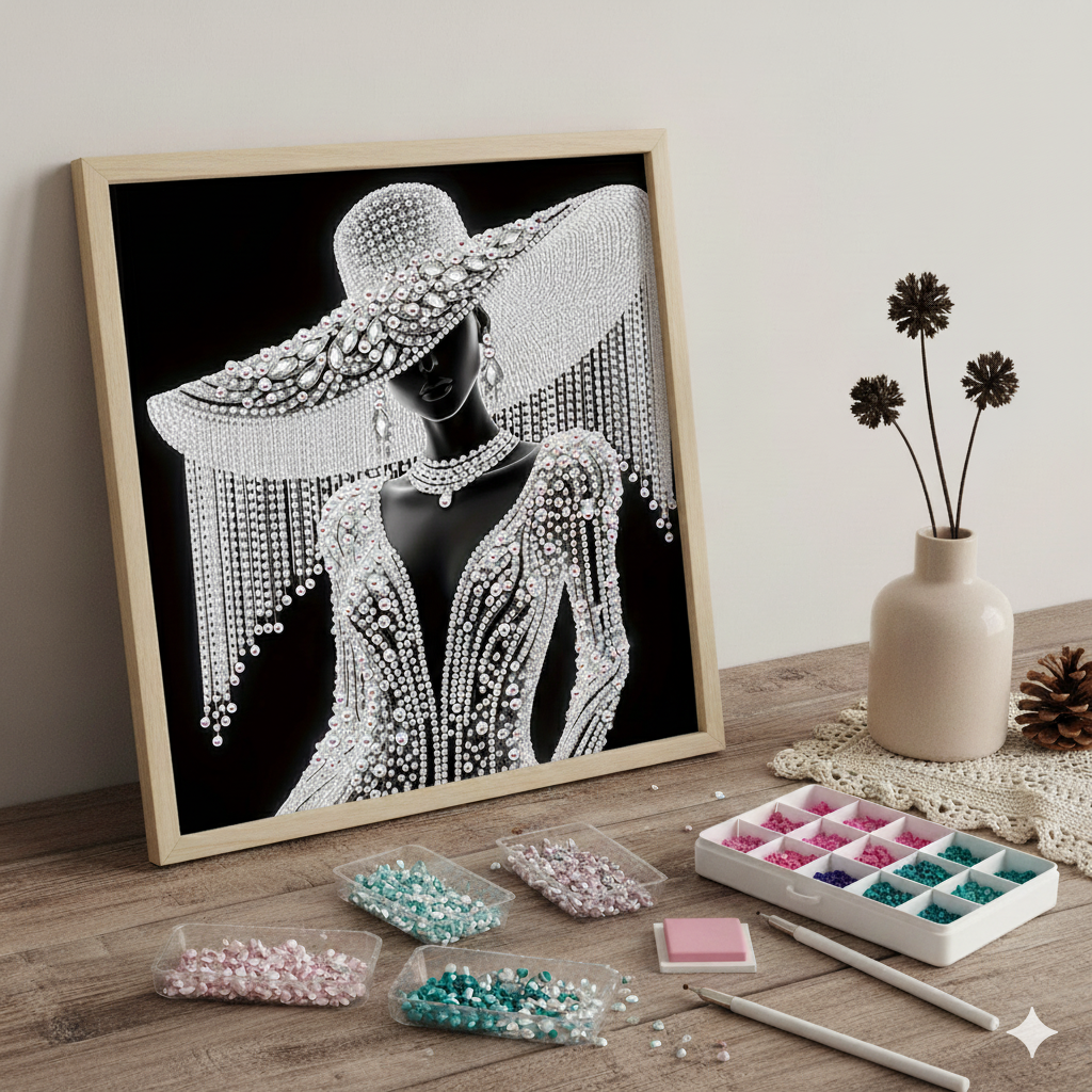 Iwisesales Facebook ad: Diamant painting accessible: 6% off + kit de départ, Déco…
