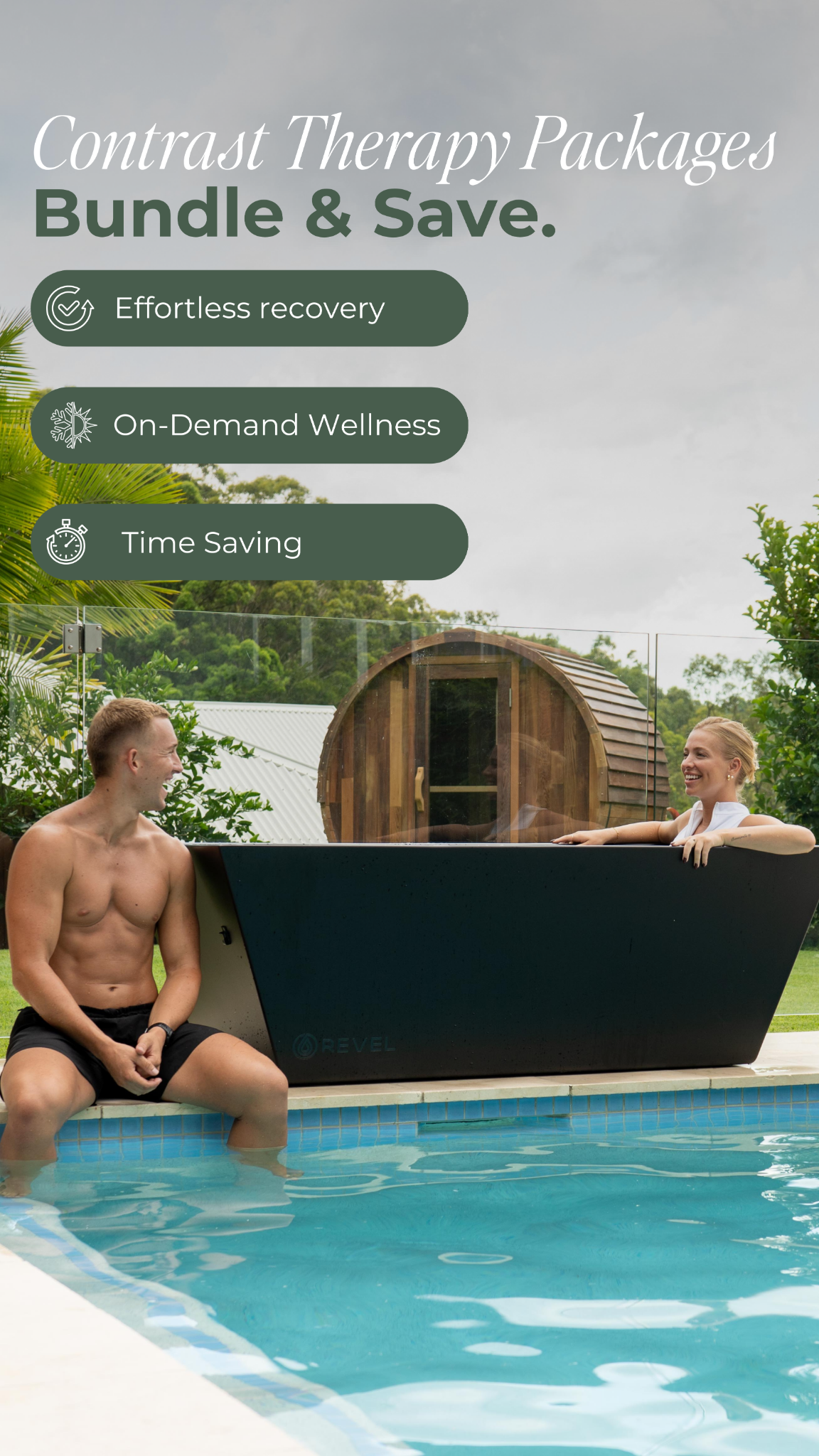 Revel Saunas Facebook ad