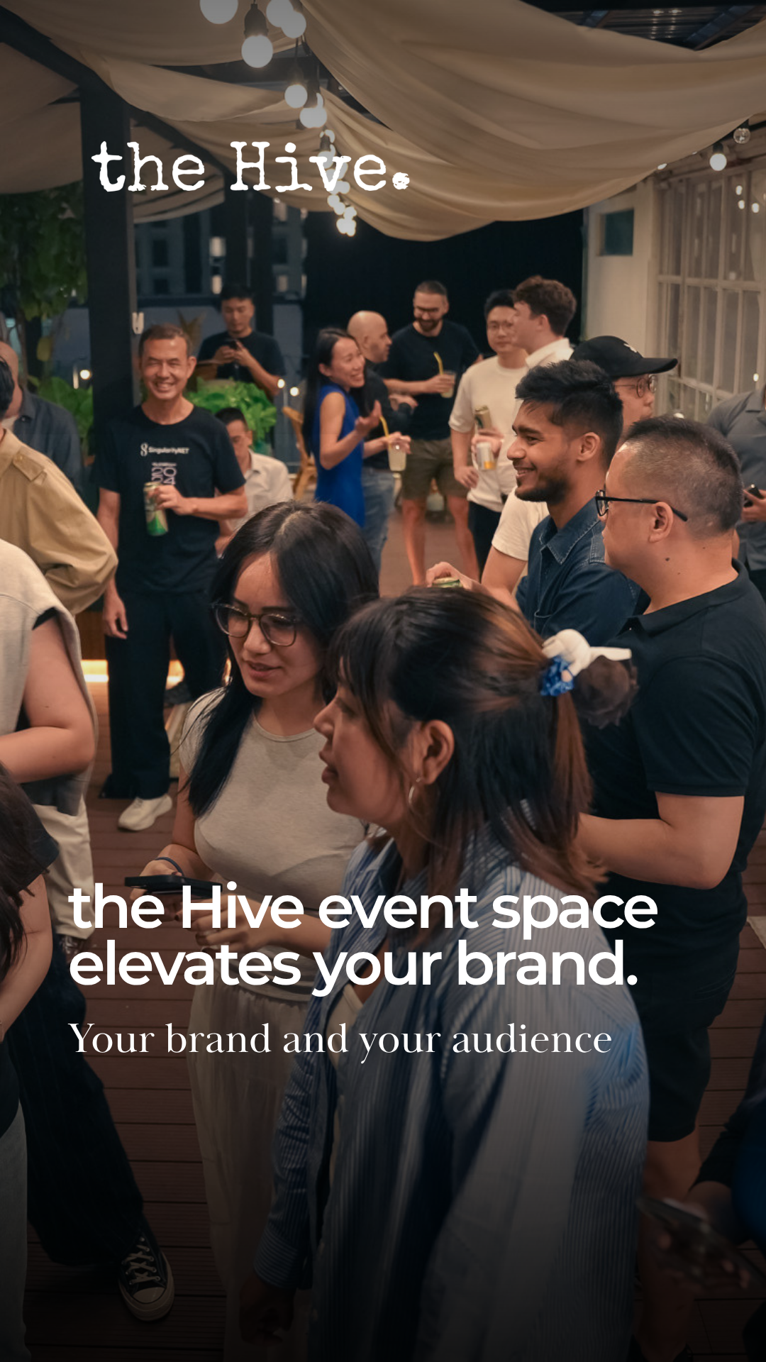 The Hive Bangkok Facebook ad: A premium event venue as impactful as your brand.