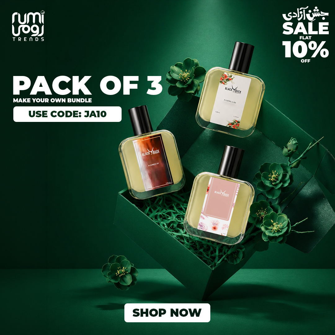 Rumi Trends Facebook ad: Pack of 3 Par Extra 10% Off!