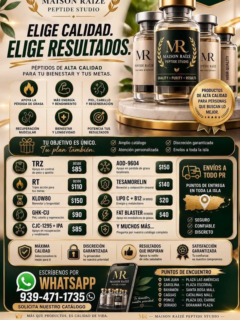 Maison Raize Peptide Facebook ad from Jul 18, 2026