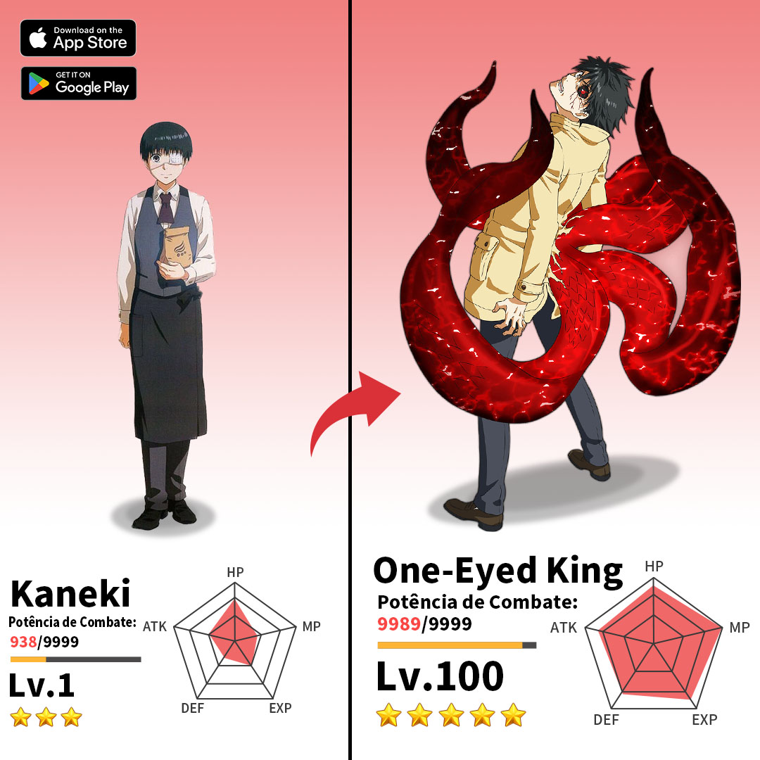 Tokyo Ghoul: Awakening Facebook ad: New Chapter Available