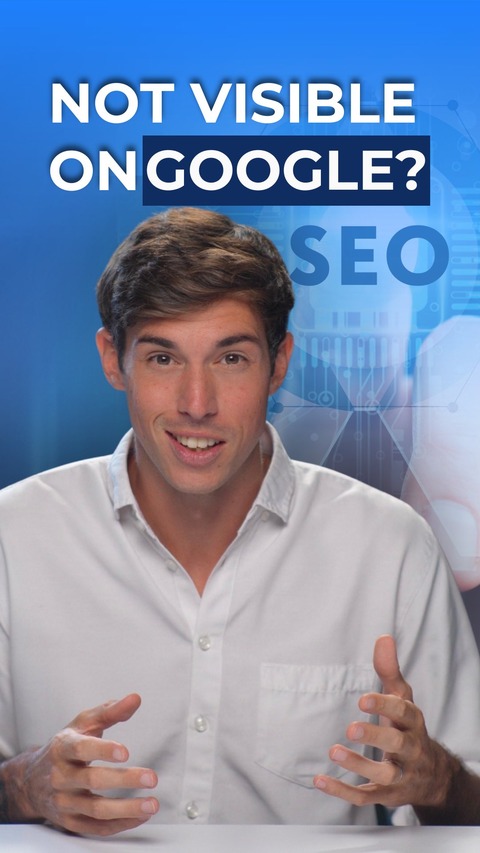 Copify Digital Marketing Agency Facebook ad: You’re on Google, but invisible.