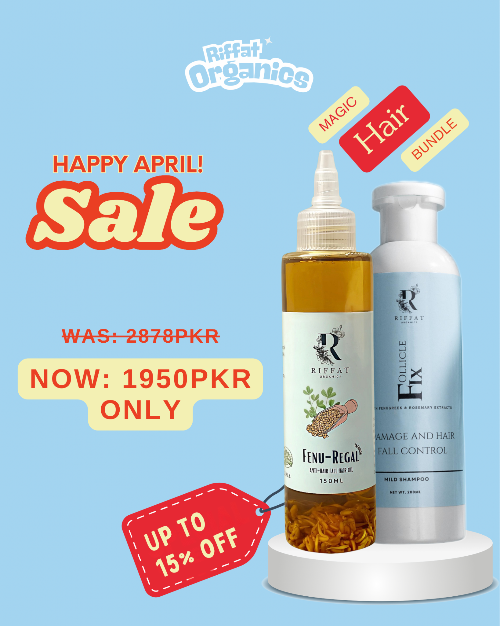 Riffat Organics  Facebook ad