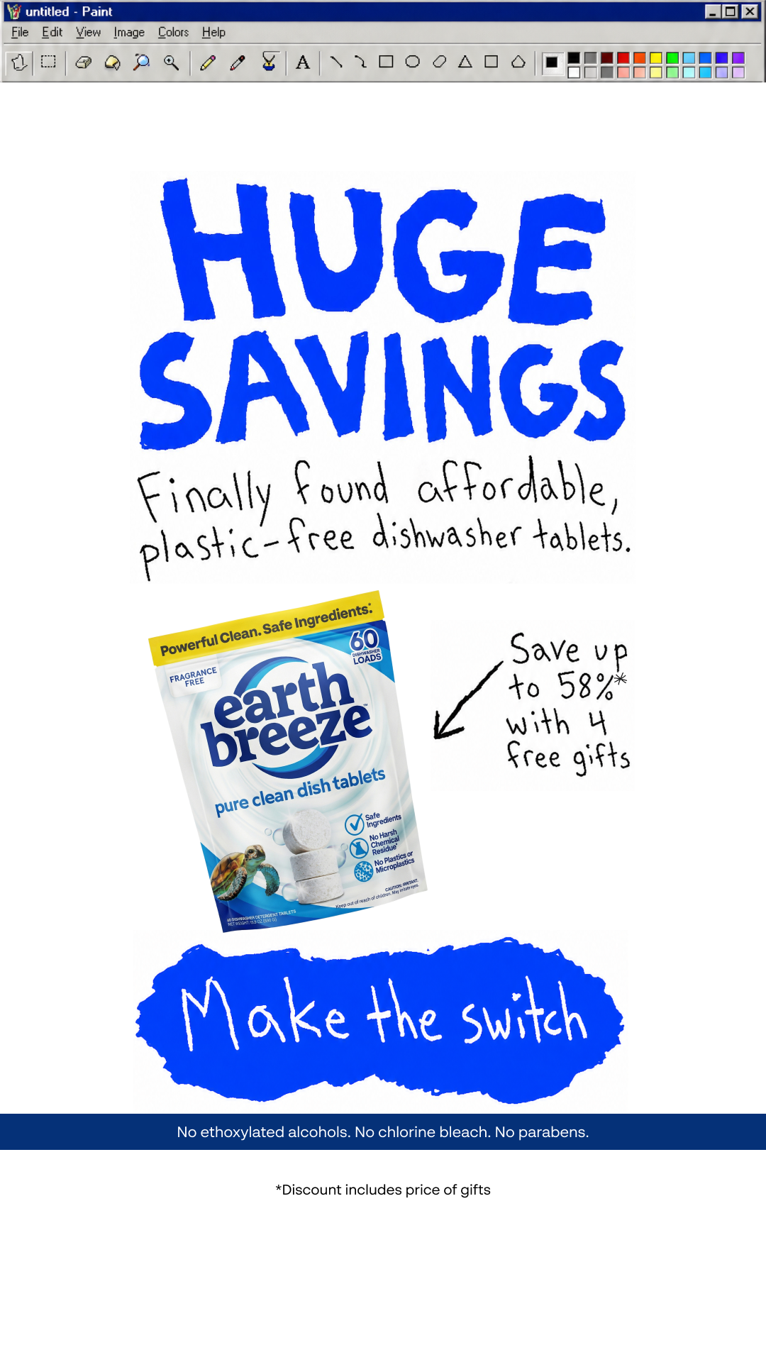 Earth Breeze Facebook ad