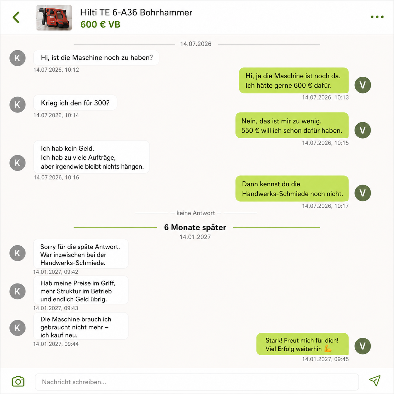 Handwerks-Schmiede Facebook ad