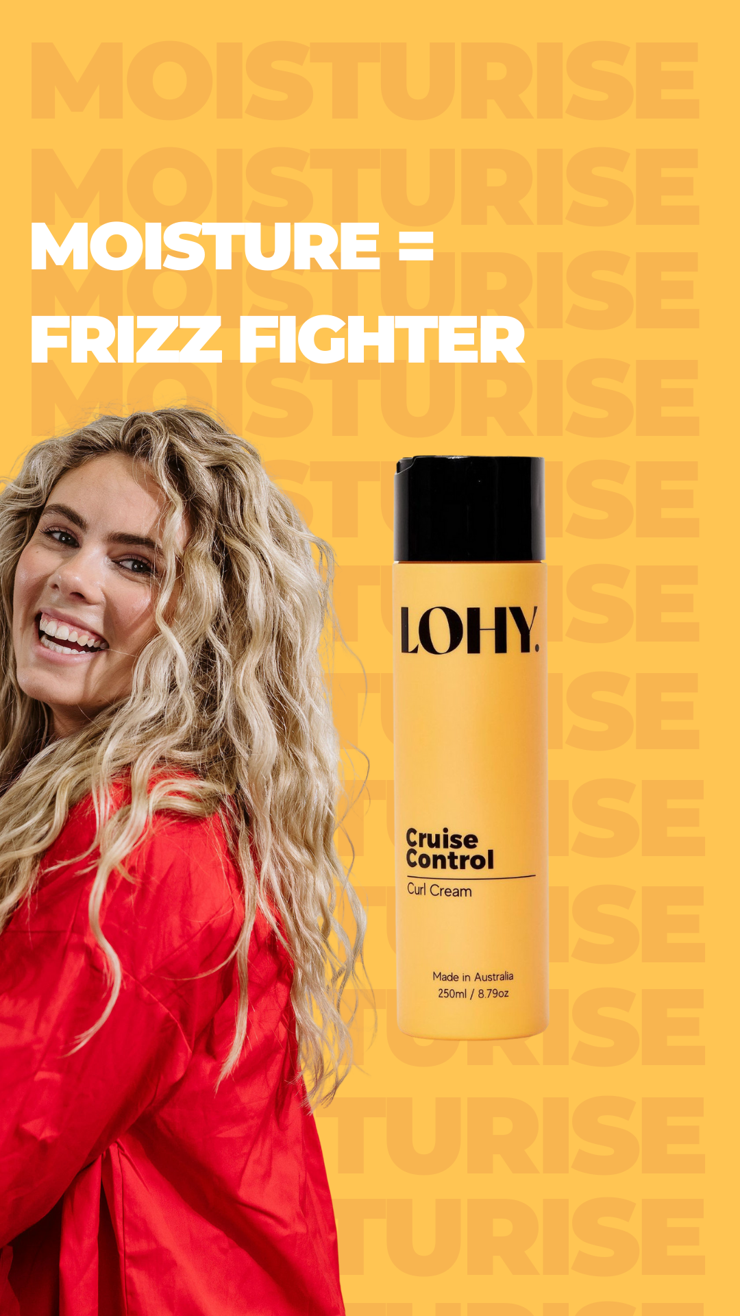 LOHY. Curls Facebook ad