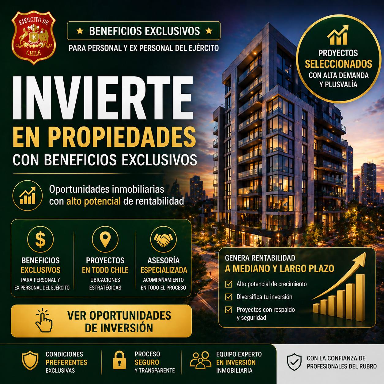 Portal PM Propiedades Facebook ad: Invierte en propiedades con beneficios exclusivos