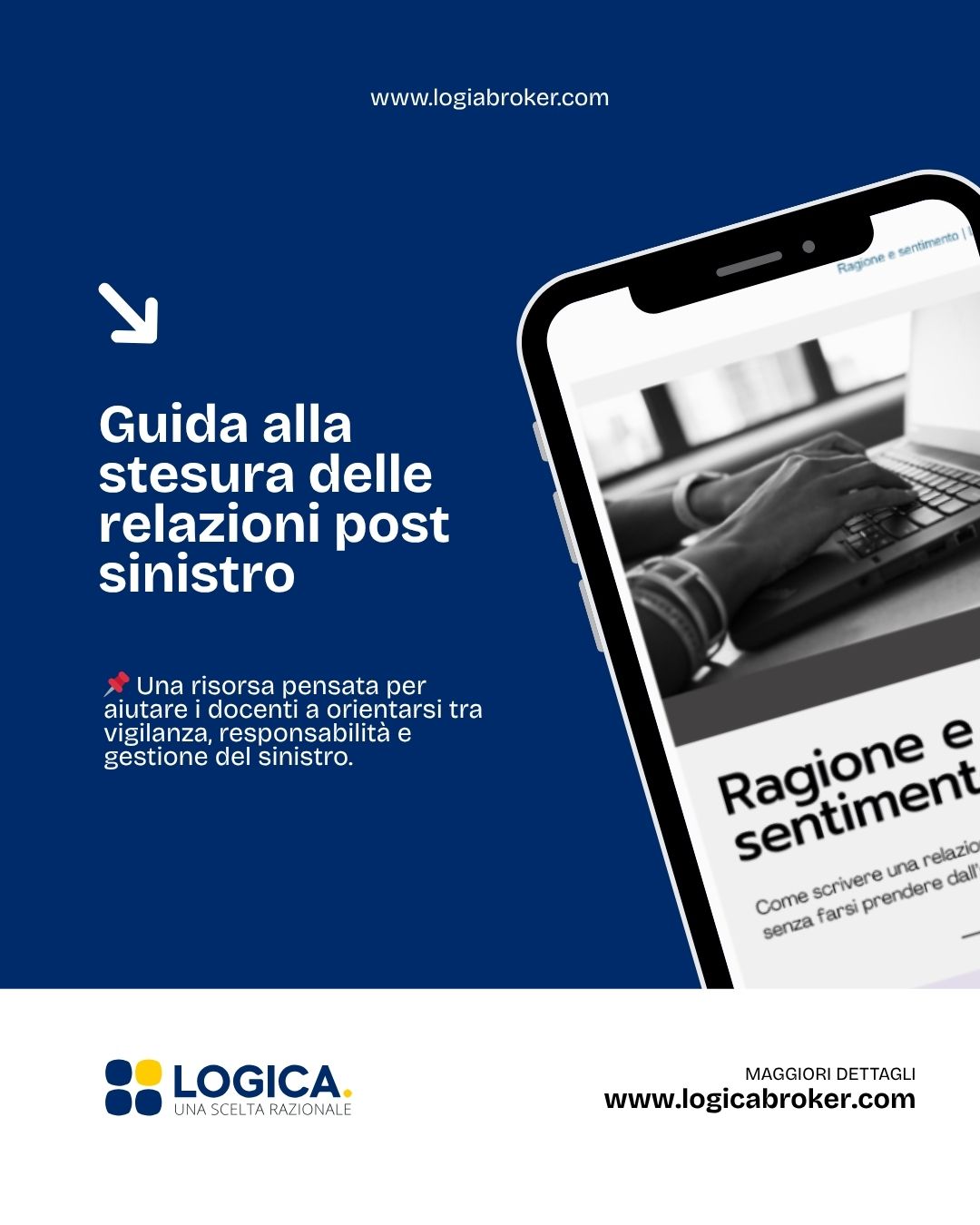 Logica Insurance Broker Facebook ad: La relazione di infortunio è uno di quei…