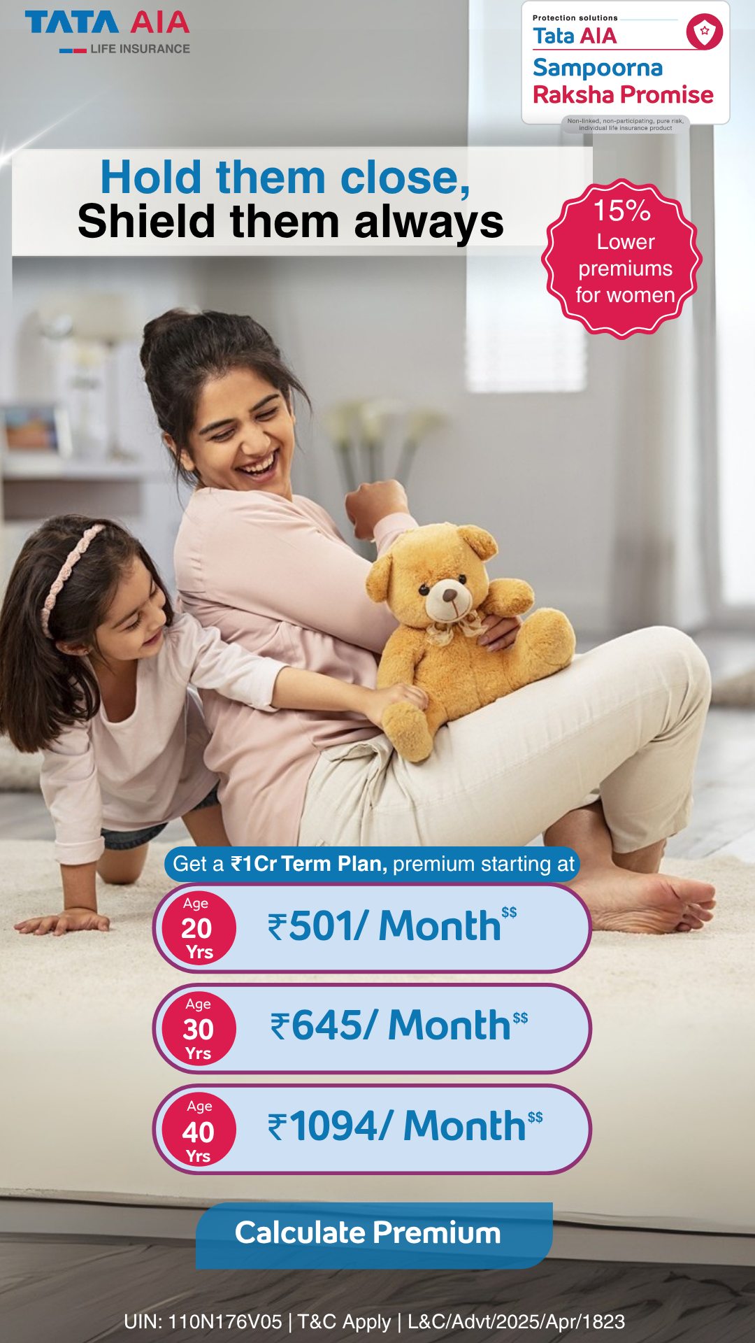 Tata AIA Life Facebook ad