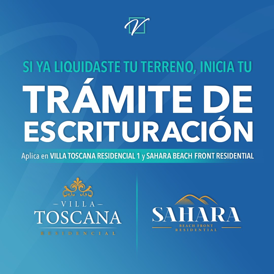 Vive en la Baja MX Facebook ad: ¿Terminaste de pagar tu terreno en SAHARA y…