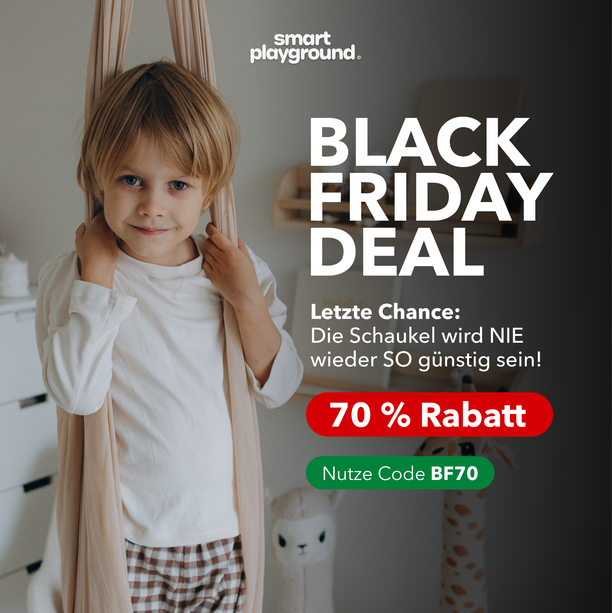 Top Black Friday Angebote Facebook ad: Nur für kurze Zeit: Bis zu -70%!