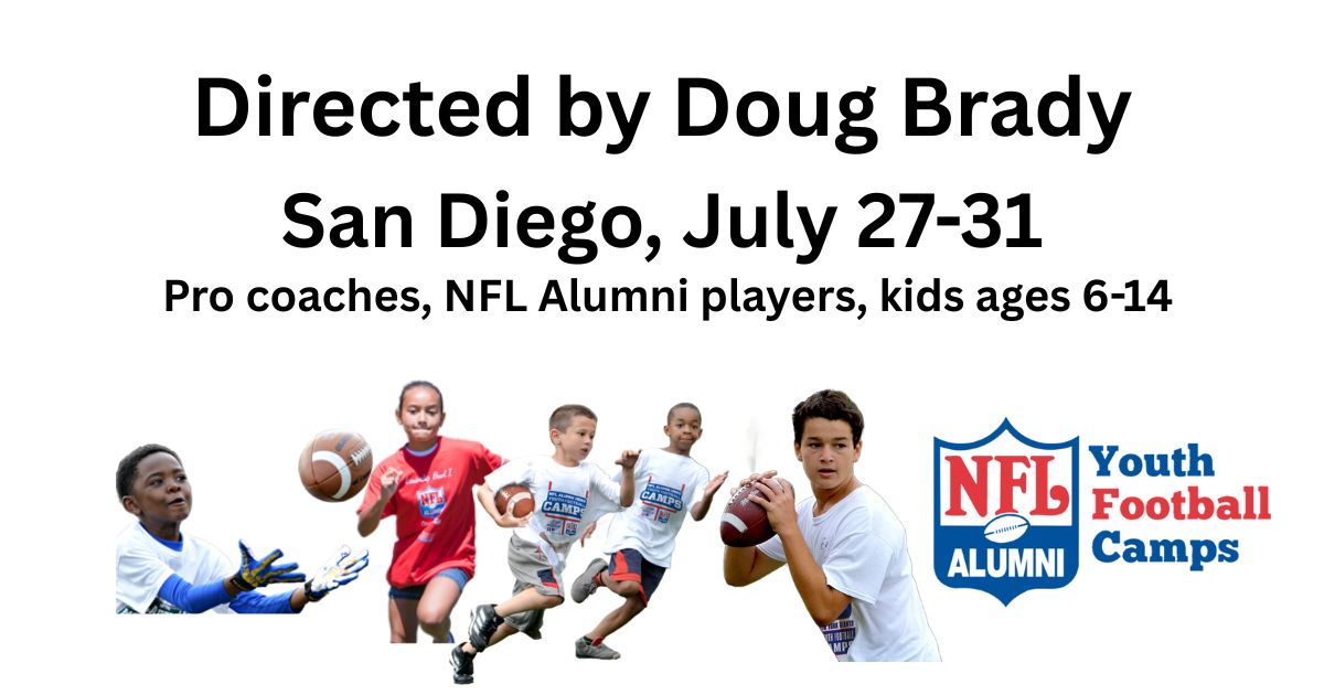 California NFL Alumni Youth Football Camps Facebook ad: About the director: Founder of Brady Performance and…
