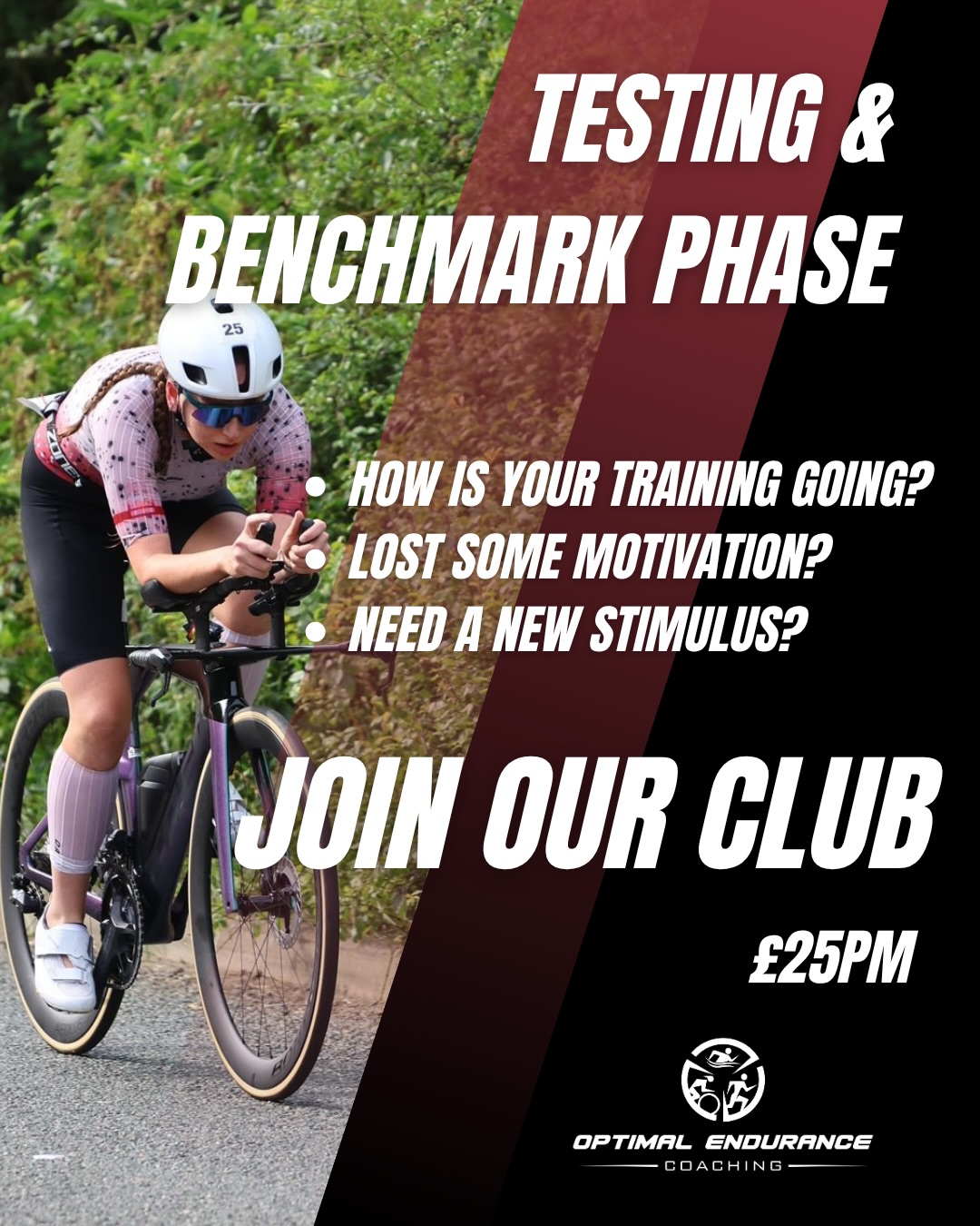 optimal_endurance_coaching Facebook ad: October & November = Testing & Benchmark Phase
