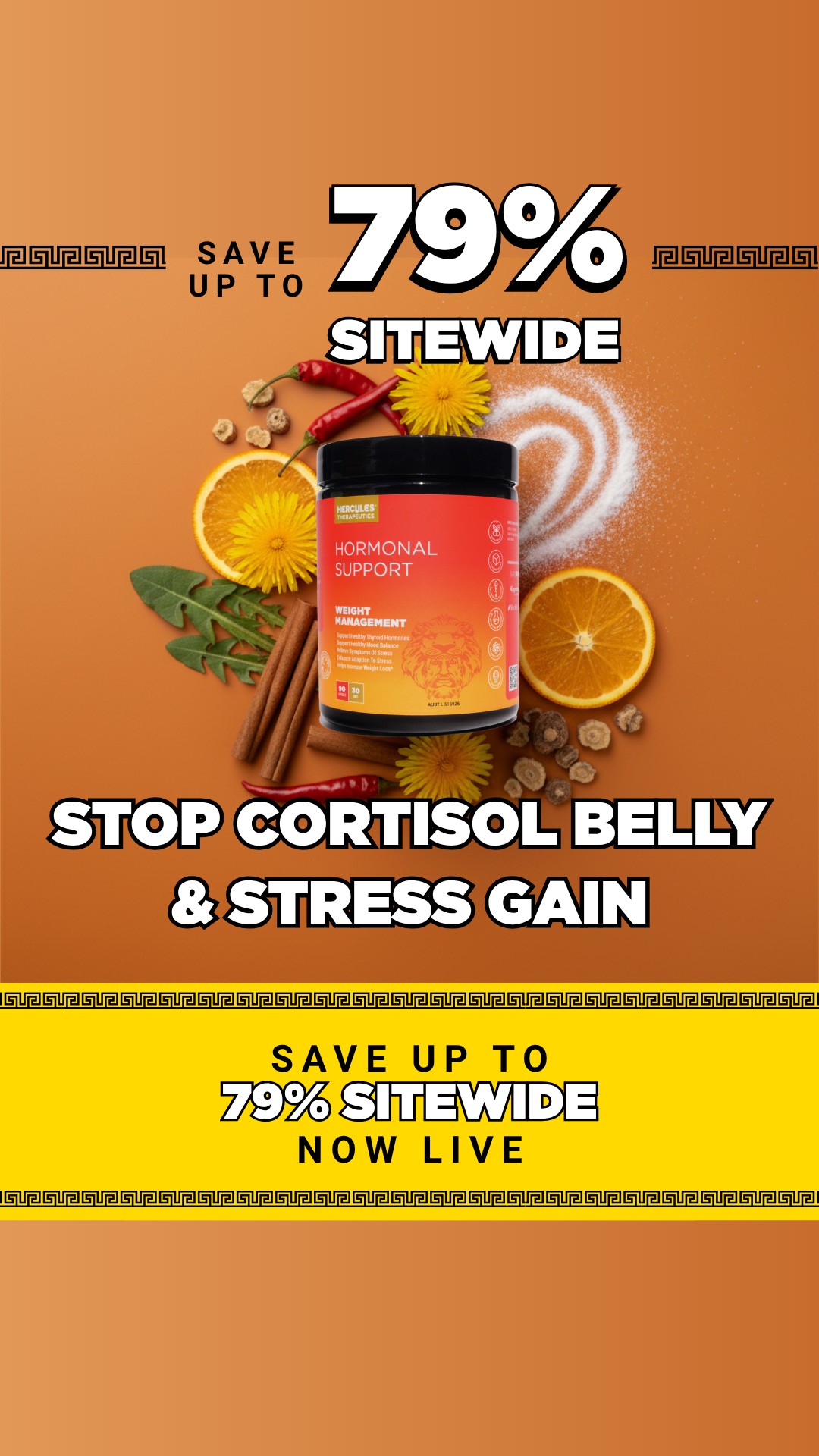 Hercules Supplements Aust Facebook ad
