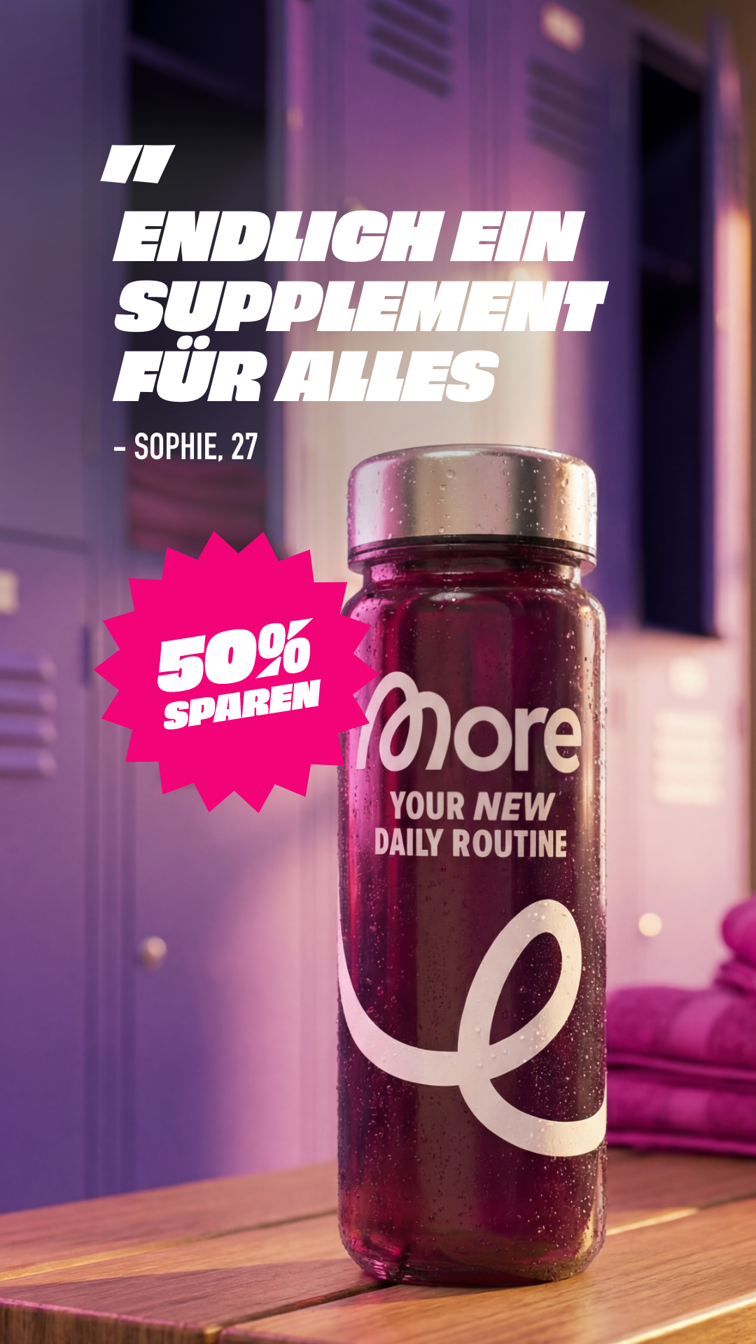MORE Nutrition Facebook ad