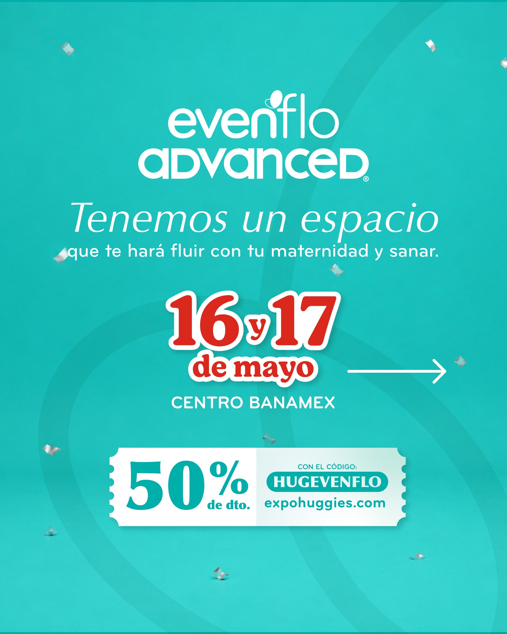 Evenflo México Facebook ad: Expertas que te guían, experiencias que se sienten.