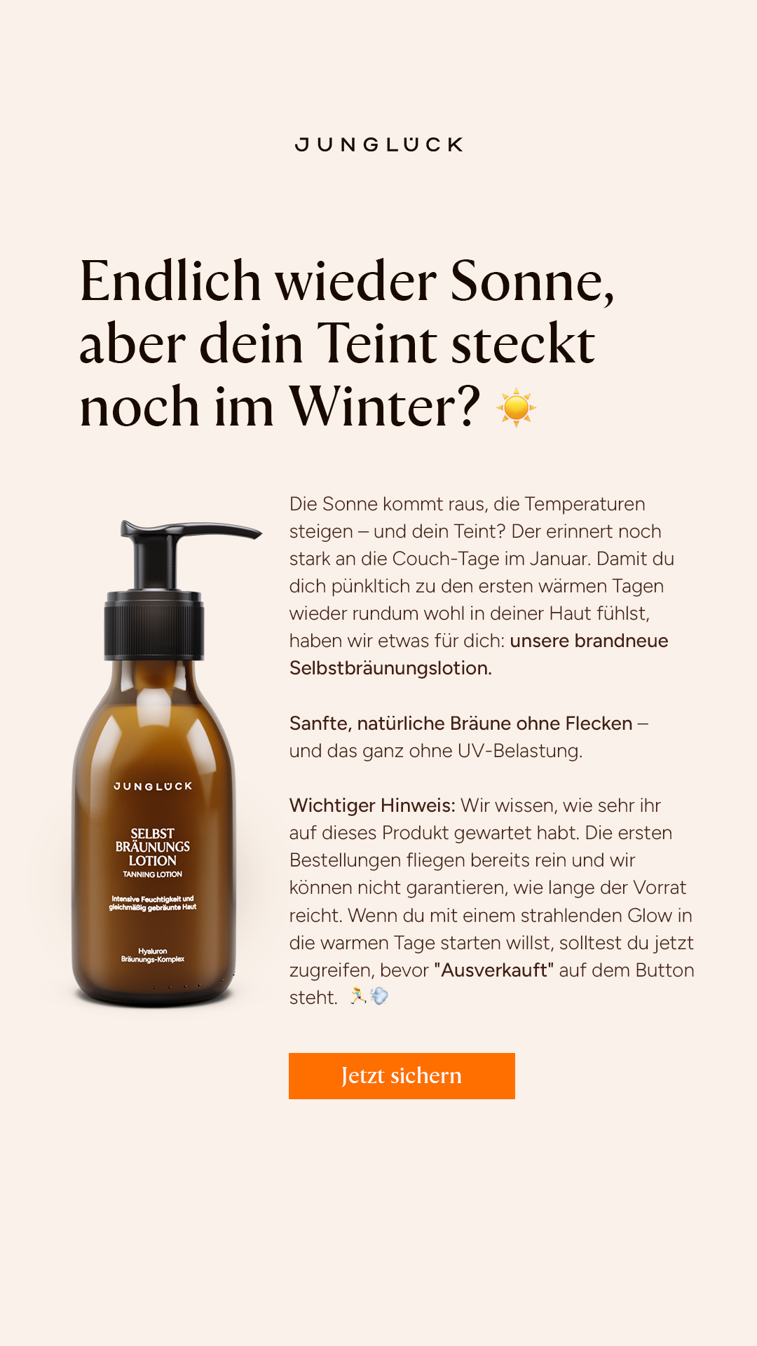 Junglück Facebook ad