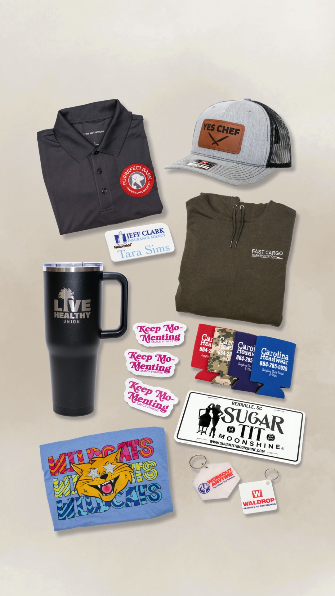 Carolina Headwear LLC Facebook ad: Boost Visibility with Branded Apparel