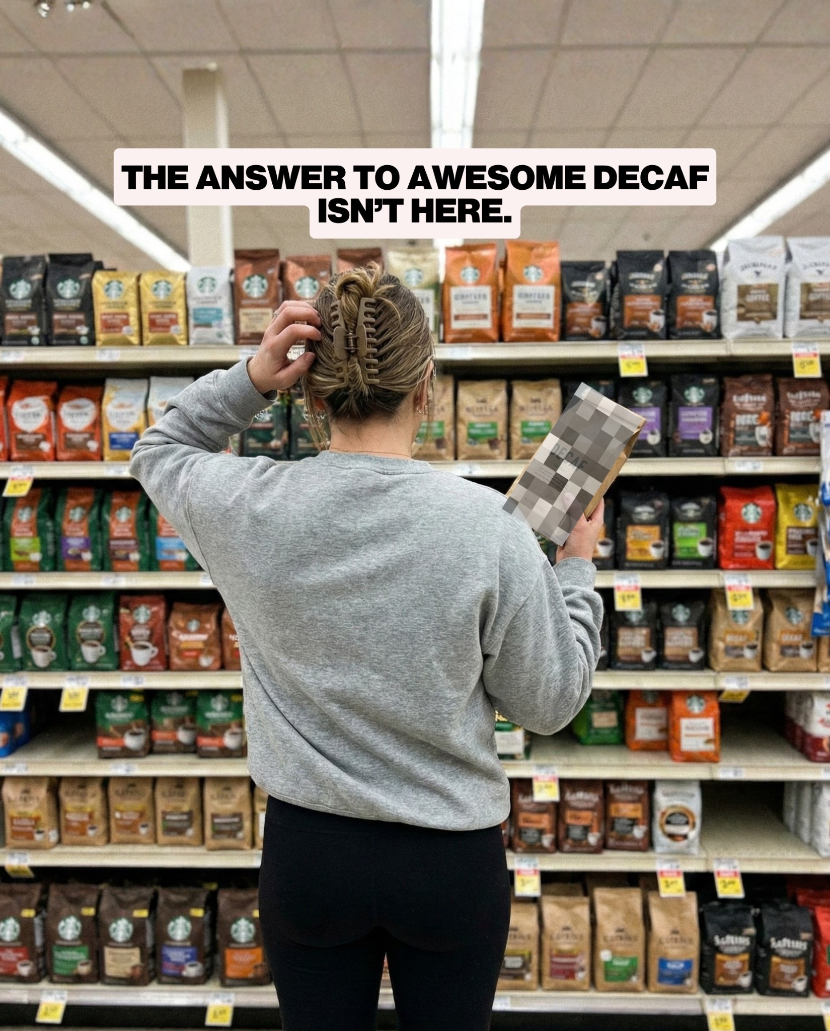 Decaf Co Facebook ad