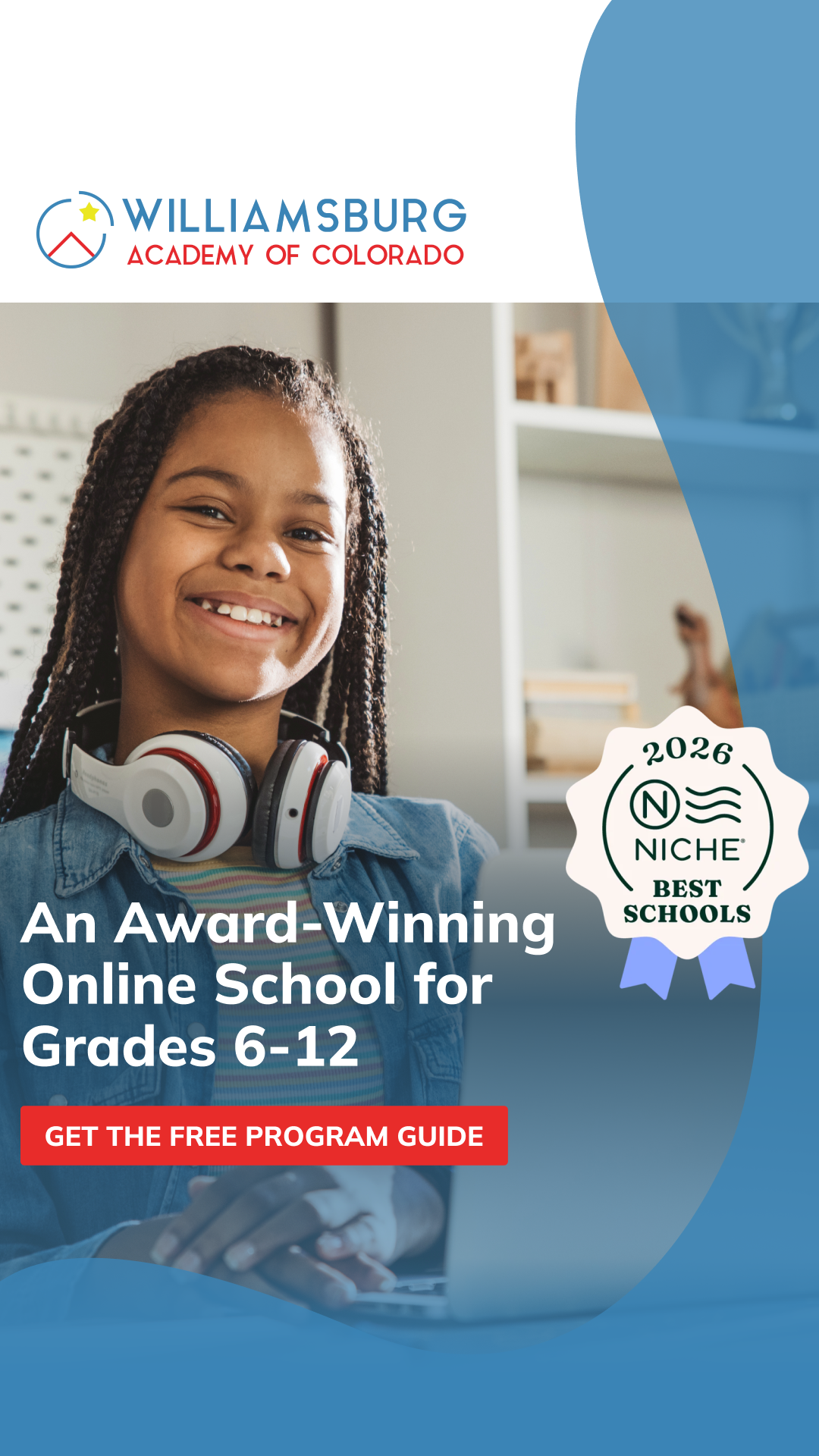 Williamsburg Academy of Colorado Facebook ad from May 6, 2026