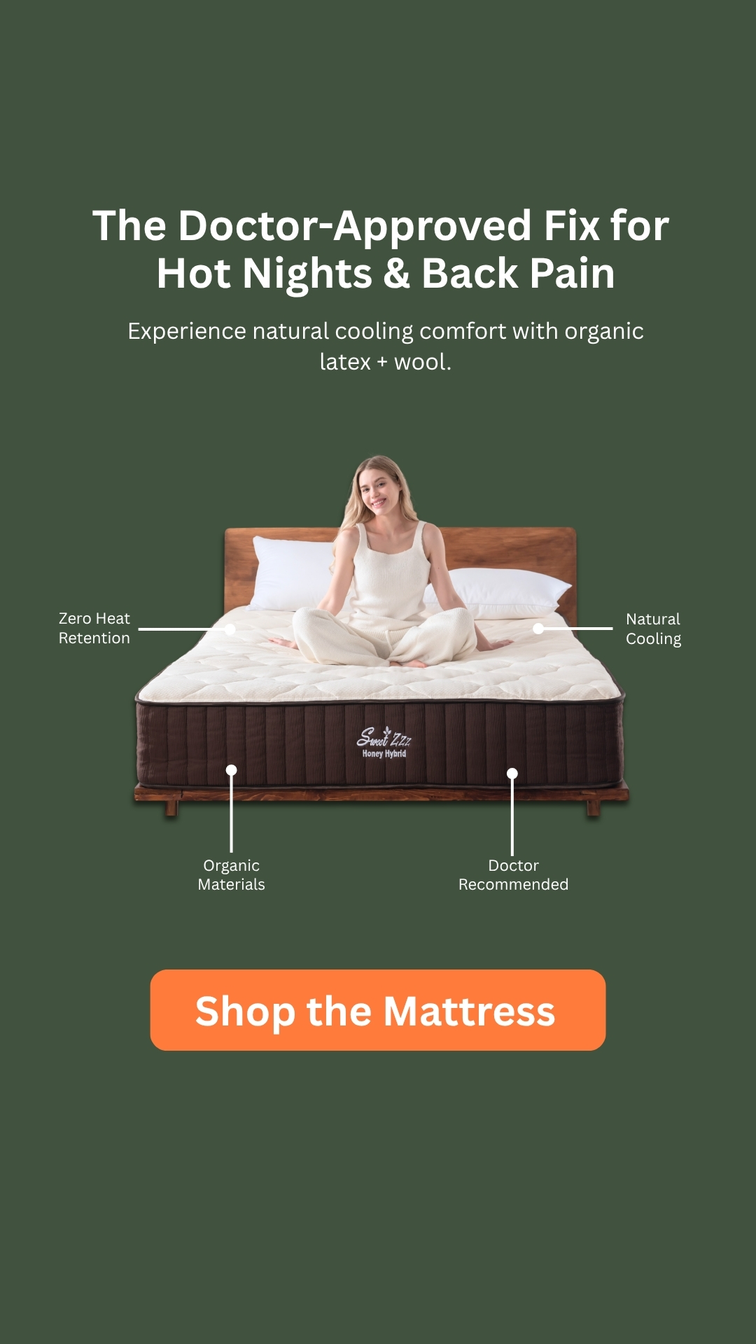 Sweet Zzz Mattress Facebook ad