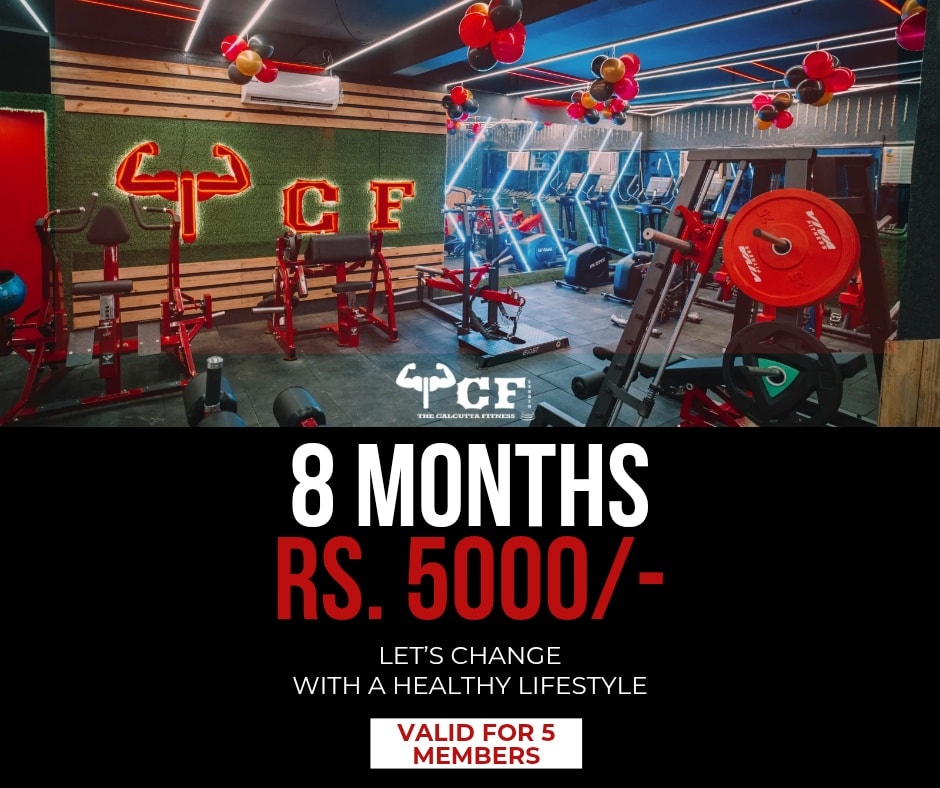 The Calcutta Fitness Studio Plus Gariahat Facebook ad: 6 months Rs 4500