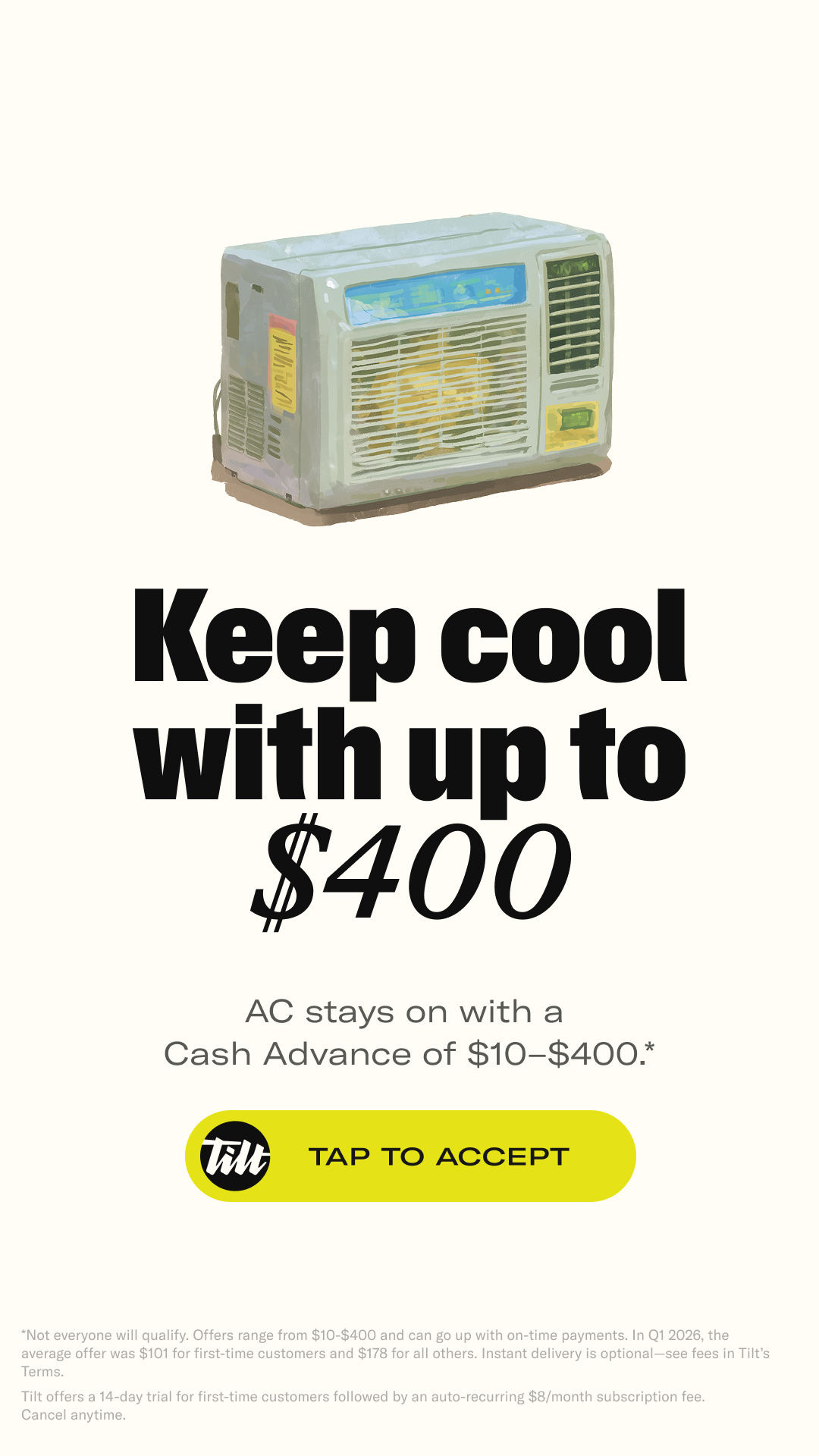Tilt HQ Facebook ad