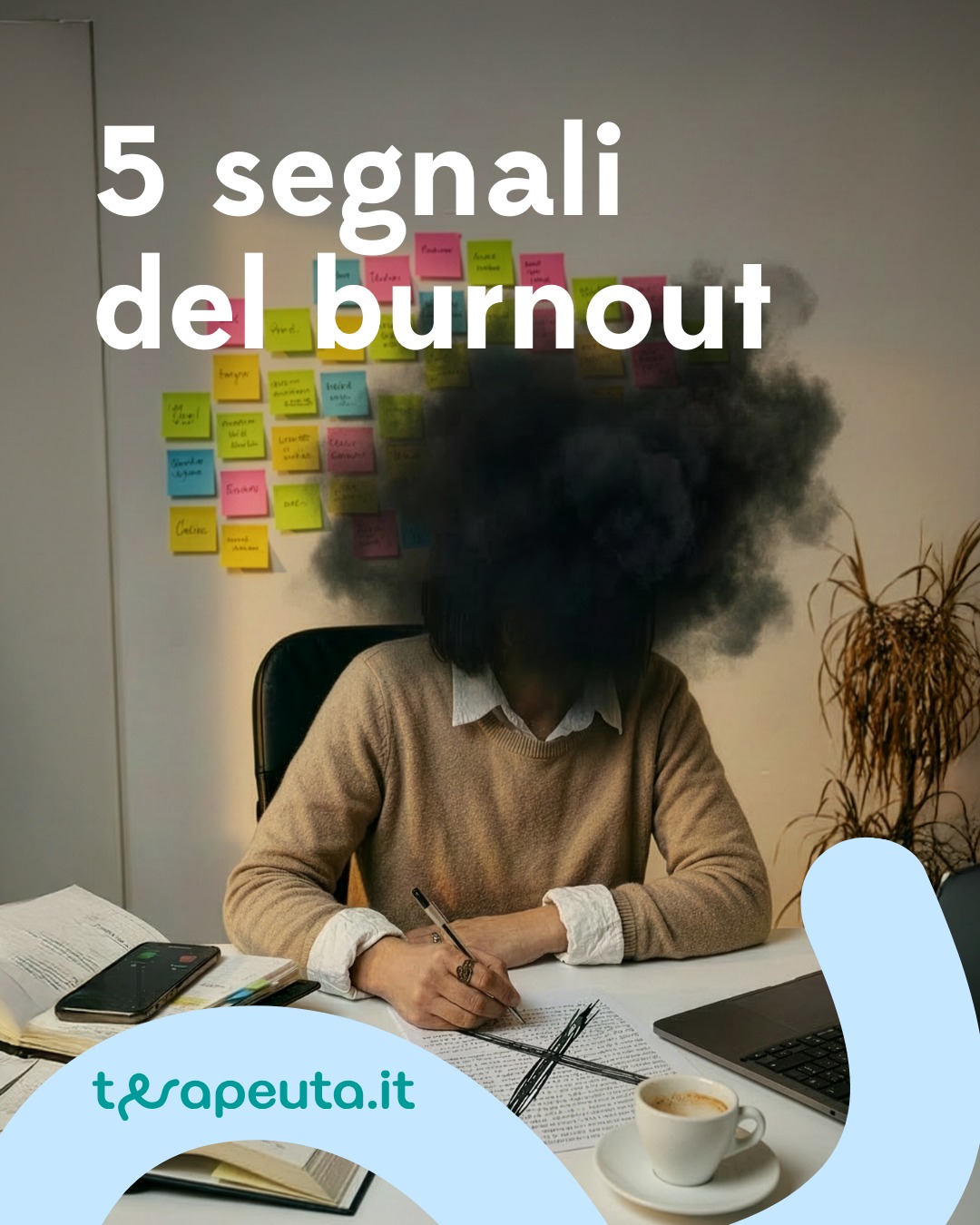 terapeuta.it Facebook ad: Il burnout è spesso il risultato di troppo…